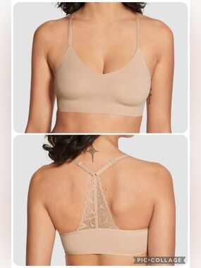 True & Co Racerback Lace Bra